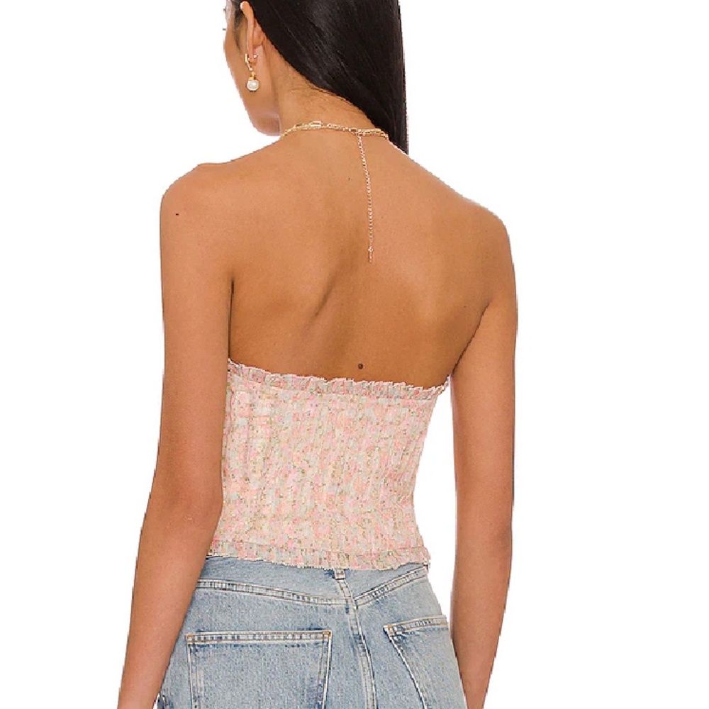 MAJORELLE Floral Pink Crop Top - Picture 2 of 7